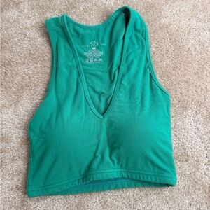 Klassy Network Teal Green Tank Top